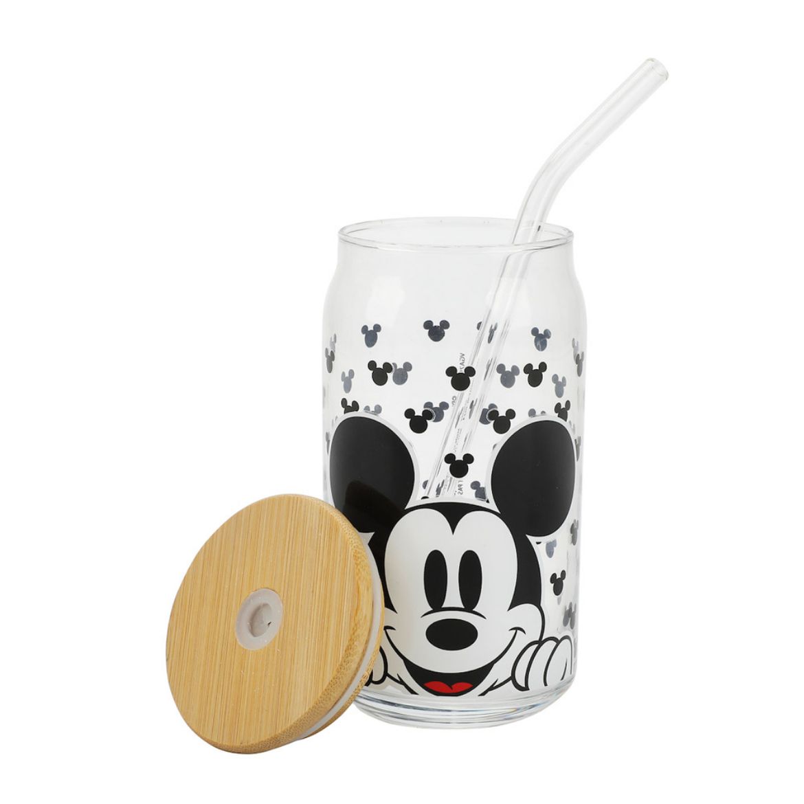 Picture of Disney Mickey Mouse 15 oz. Glass Bamboo Tumbler