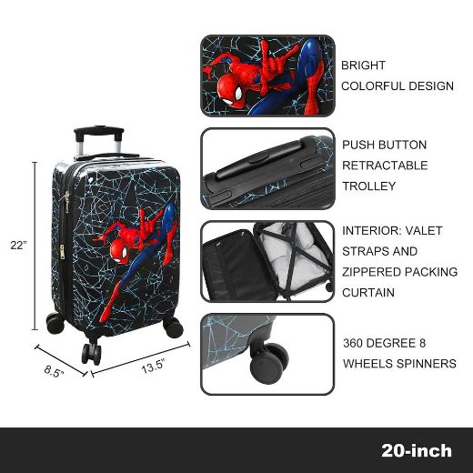 Picture of Marvel Spider-Man 20 in. Rolling Luggage