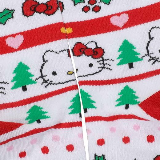 Picture of Hello Kitty Christmas Junior's 3 Pair Crew Box Set
