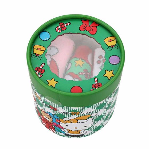 Picture of Hello Kitty Christmas Junior's 3 Pair Crew Box Set