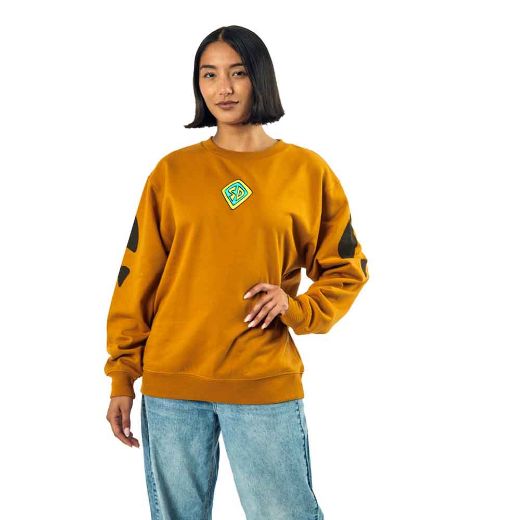 Picture of Scooby Doo Embroidered Tag Cosplay Juniors Sweatshirt