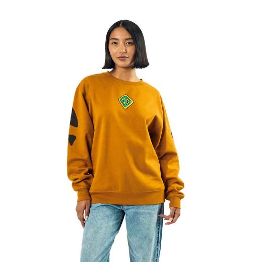 Picture of Scooby Doo Embroidered Tag Cosplay Juniors Sweatshirt