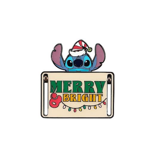 Picture of Disney Stitch Merry & Bright Sliding Lapel Pins