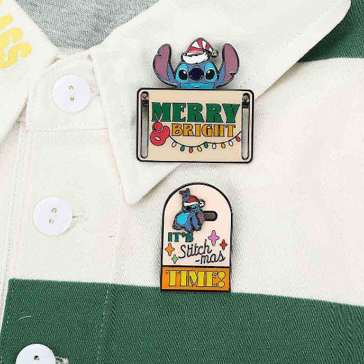 Picture of Disney Stitch Merry & Bright Sliding Lapel Pins