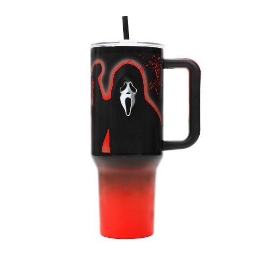 Picture of Ghost Face 40 oz. Stainless Steel Tumbler