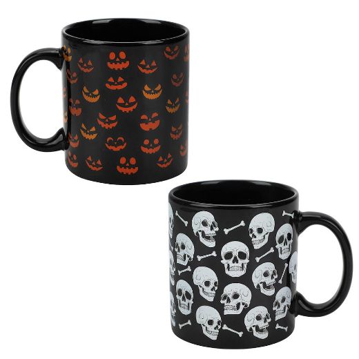 Picture of Bioworld Halloween 16 oz. Ceramic Mugs - Set of 2