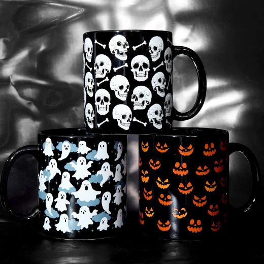 Picture of Bioworld Halloween 16 oz. Ceramic Mugs - Set of 2