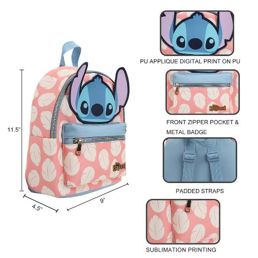 Picture of Disney Stitch 3D Applique Mini Backpack
