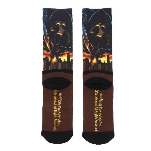 Picture of Ghost Face Sublimated Crew Socks