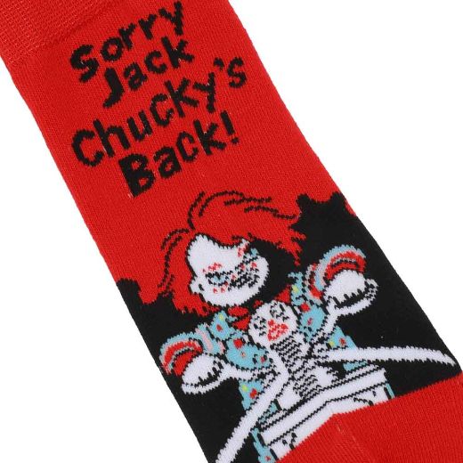 Picture of Chucky Mixed Character Adult 5 Pair Crew Socks