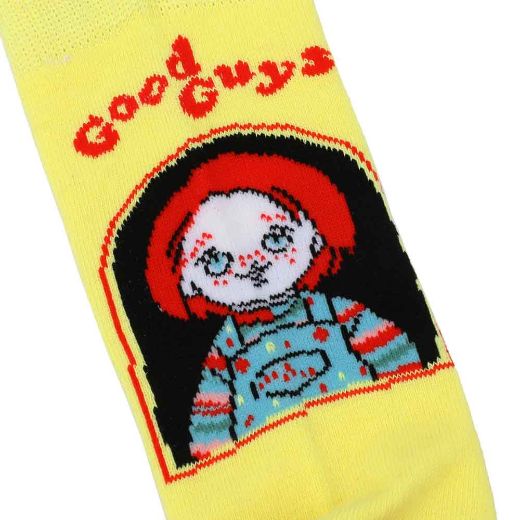 Picture of Chucky Mixed Character Adult 5 Pair Crew Socks
