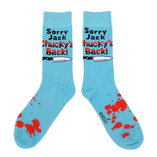 Picture of Chucky Mixed Character Adult 5 Pair Crew Socks