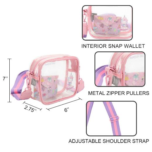 Picture of Hello Kitty & Friends Clear Crossbody & Wallet