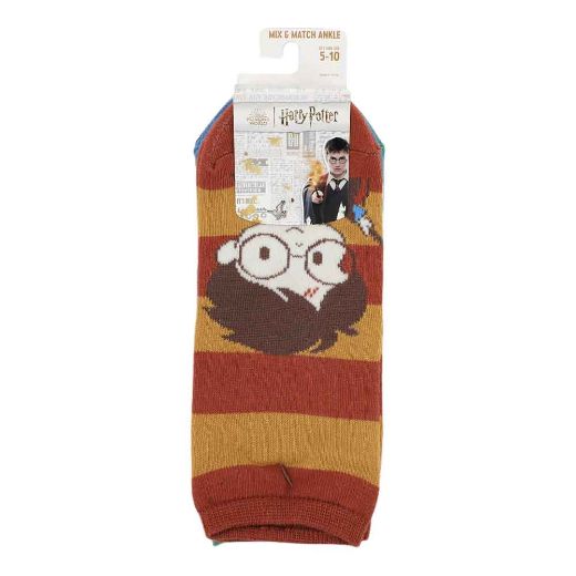 Picture of Harry Potter Chibi 5 Pair Ankle Socks