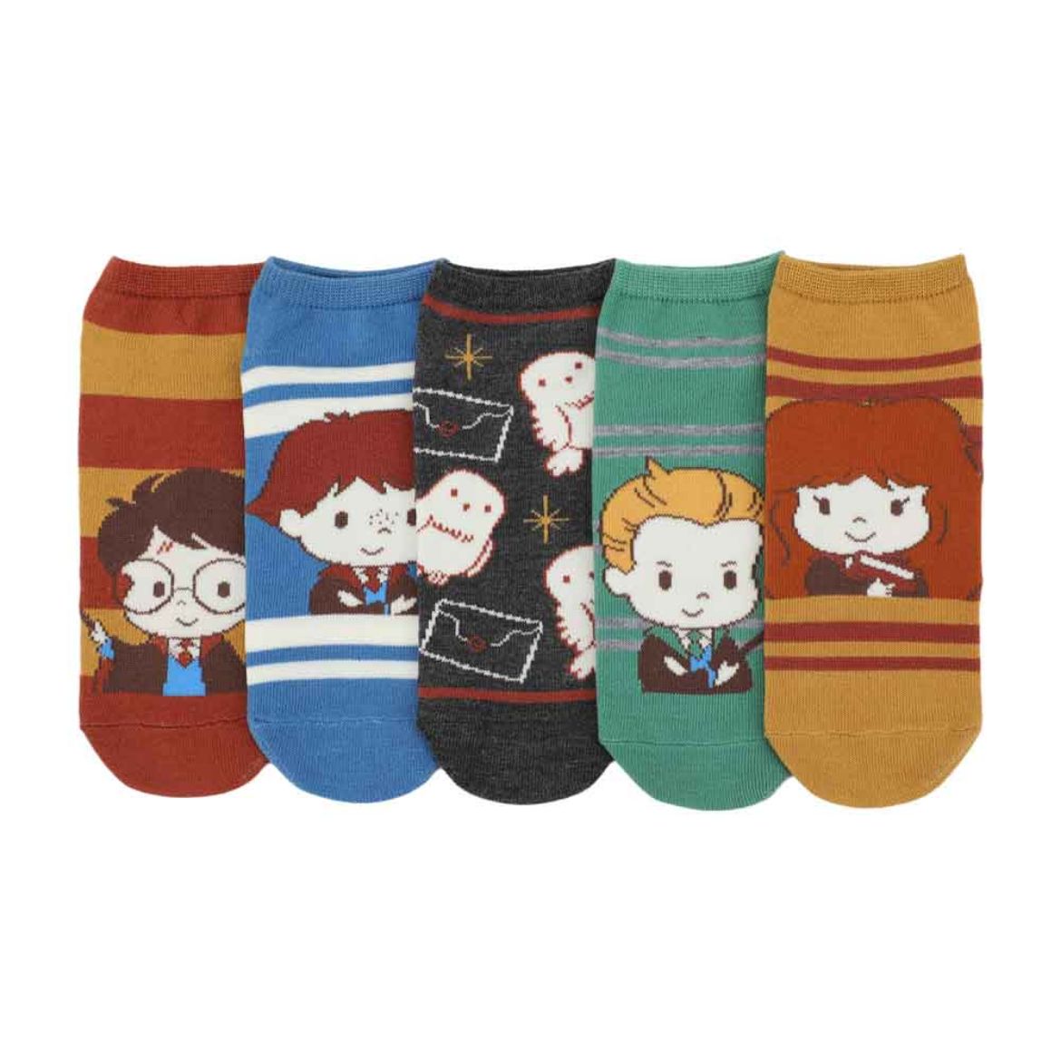 Picture of Harry Potter Chibi 5 Pair Ankle Socks
