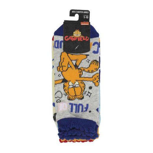 Picture of Garfield & Odie 5 Pair Ankle Socks