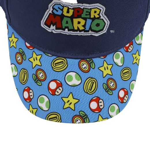 Picture of Super Mario Youth Curved Bill Snapback