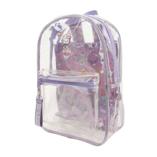 Picture of Hello Kitty & Friends Clear Backpack & Laptop Sleeve