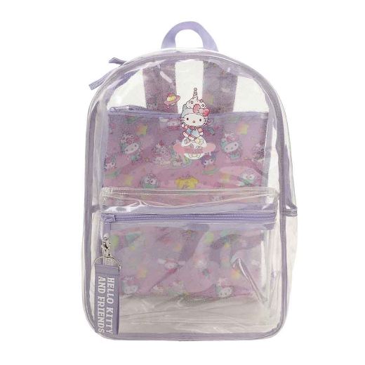 Picture of Hello Kitty & Friends Clear Backpack & Laptop Sleeve