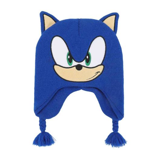 Picture of Sonic the Hedgehog Youth Peruvian Beanie & Gloves Combo
