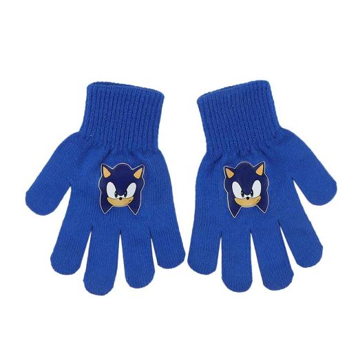 Picture of Sonic the Hedgehog Youth Peruvian Beanie & Gloves Combo