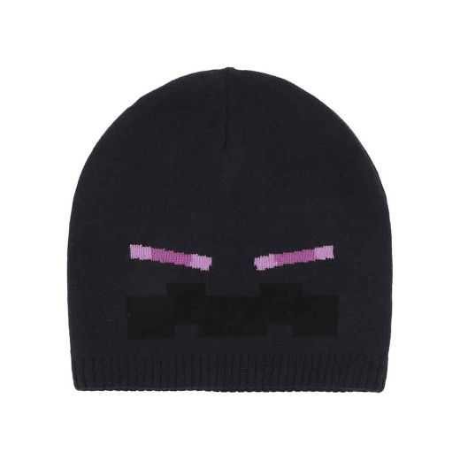 Picture of Minecraft Creeper & Enderman Reversible Beanie & Glove Combo