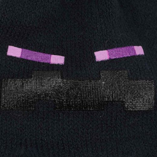 Picture of Minecraft Creeper & Enderman Reversible Beanie & Glove Combo