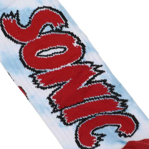 Picture of Sonic the Hedgehog I'm Outta Here Sublimated Crew Socks