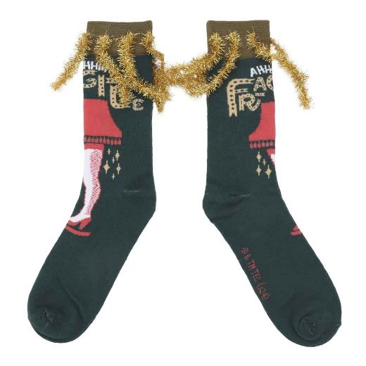 Picture of A Christmas Story Leg Lamp 3D Crew Socks