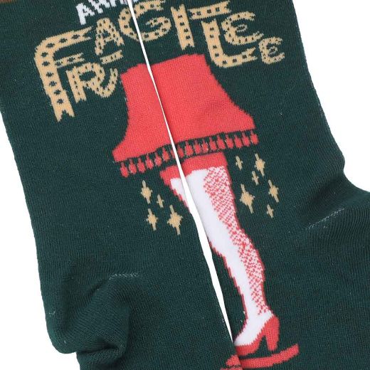 Picture of A Christmas Story Leg Lamp 3D Crew Socks