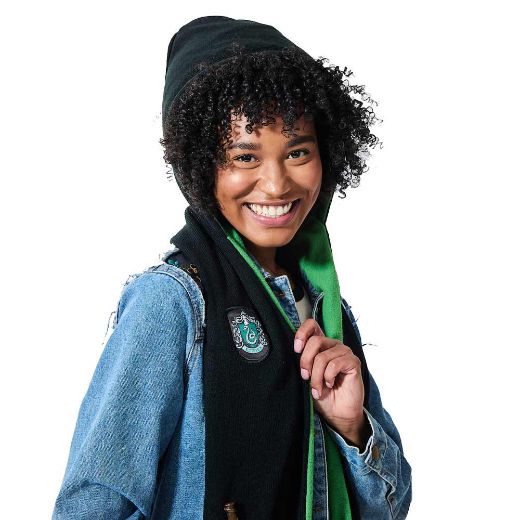 Picture of Harry Potter Slytherin Snood with Wand Pocket