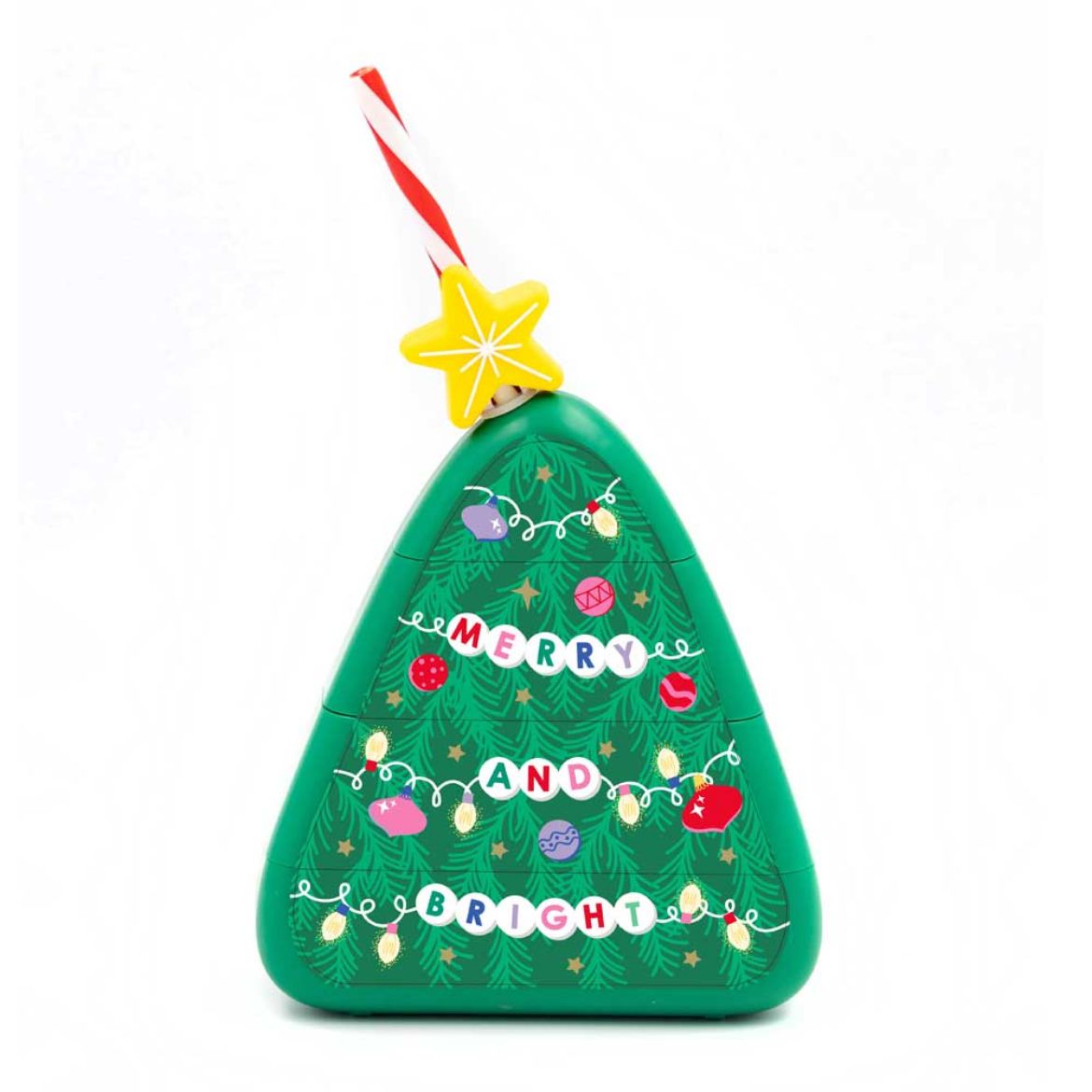 Picture of Packed Party Decorated Christmas Tree 14 oz Sipper