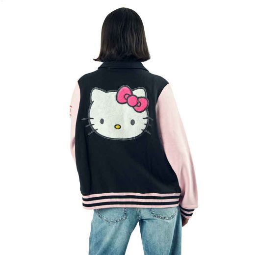Picture of Hello Kitty Embroidered Juniors Varsity Jacket
