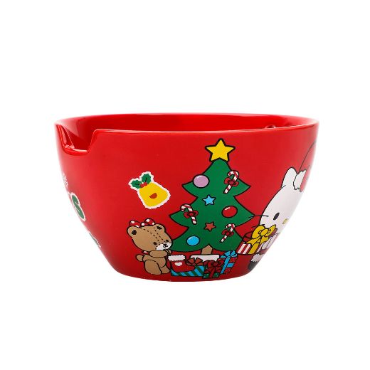 Picture of Hello Kitty Holiday 20 oz. Ceramic Ramen Bowl with Chopsticks