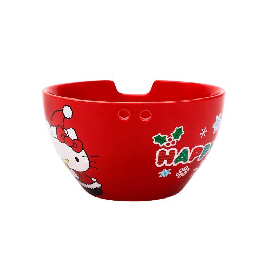 Picture of Hello Kitty Holiday 20 oz. Ceramic Ramen Bowl with Chopsticks