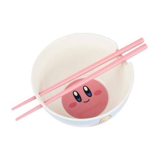 Picture of Kirby 20 oz. Ceramic Ramen Bowl with Chopsticks
