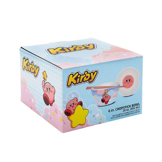Picture of Kirby 20 oz. Ceramic Ramen Bowl with Chopsticks