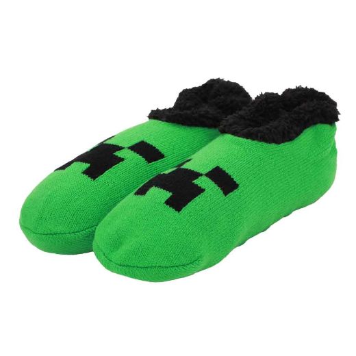 Picture of Minecraft Creeper Slipper Socks