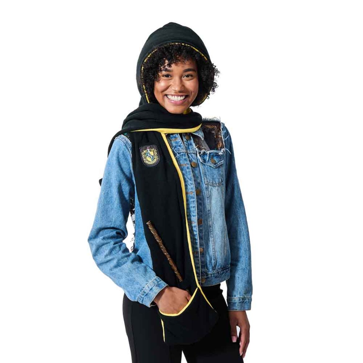 Picture of Harry Potter Hufflepuff Snood with Wand Pocket