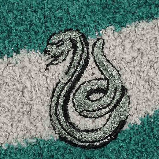 Picture of Harry Potter Slytherin Chenille Crew Socks