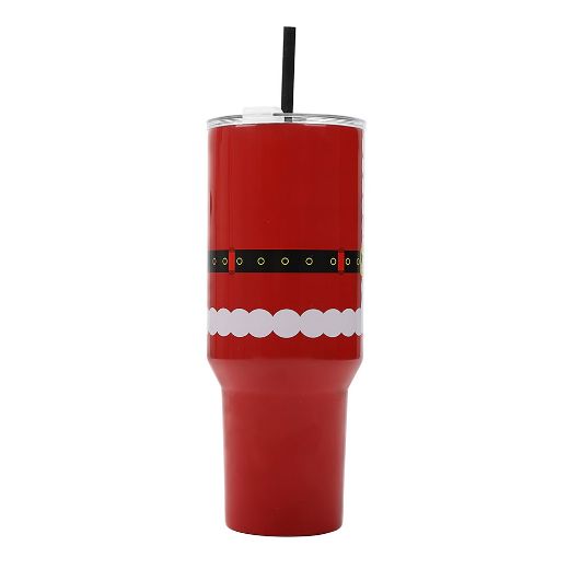Picture of Bioworld Santa 40 oz. Stainless Steel Tumbler
