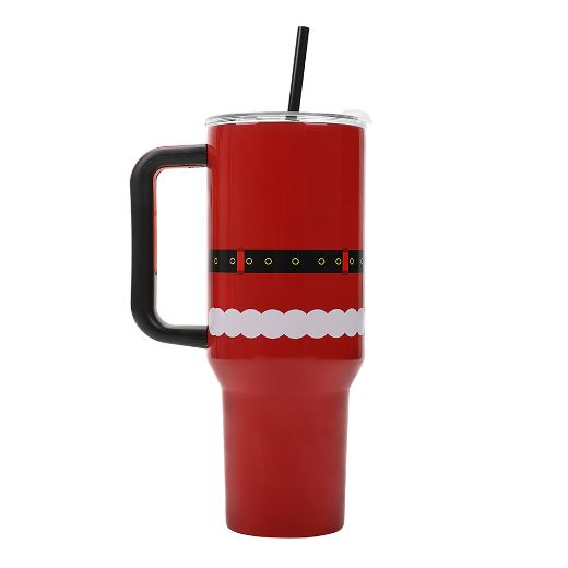 Picture of Bioworld Santa 40 oz. Stainless Steel Tumbler