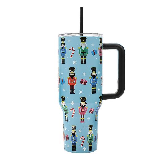 Picture of Bioworld Nutcrackers 40 oz. Stainless Steel Tumbler