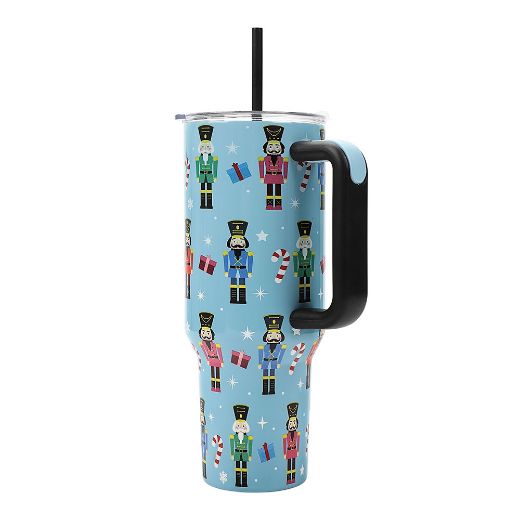 Picture of Bioworld Nutcrackers 40 oz. Stainless Steel Tumbler