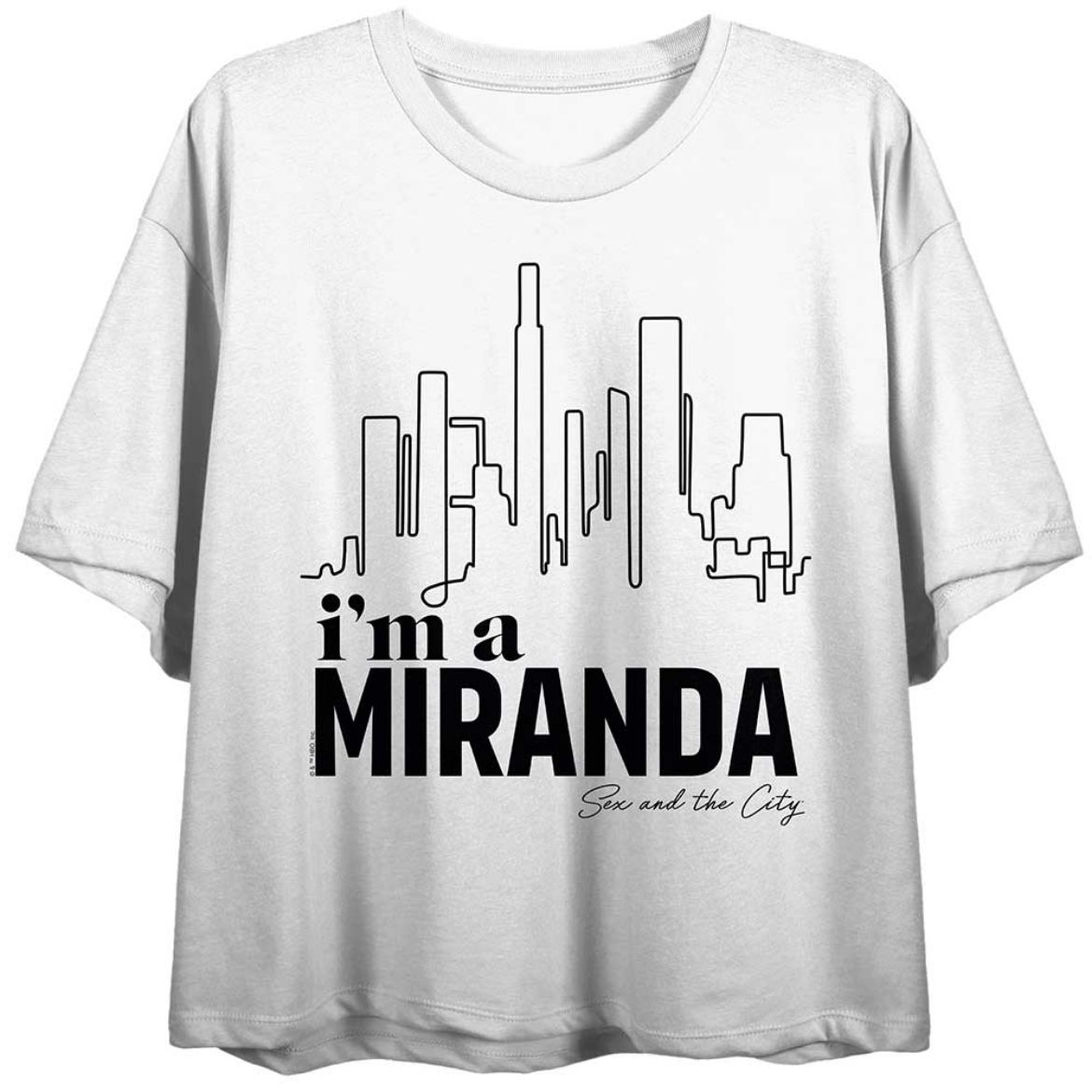 Picture of Sex in the City I'm A Miranda Crop Tee