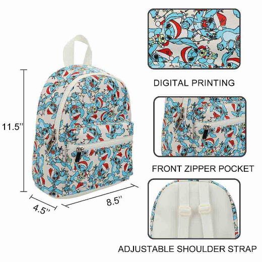 Picture of Disney Stitch Holiday AOP Mini Backpack