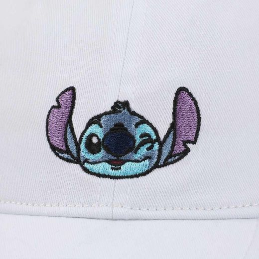 Picture of Disney Stitch White Embroidered Hat