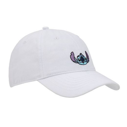 Picture of Disney Stitch White Embroidered Hat