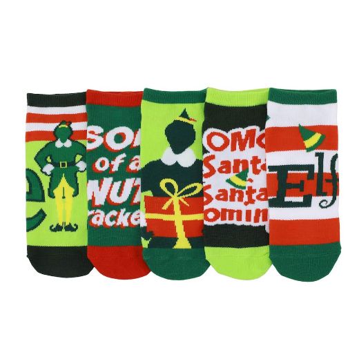 Picture of Elf Buddy 5 Pair Ankle Socks