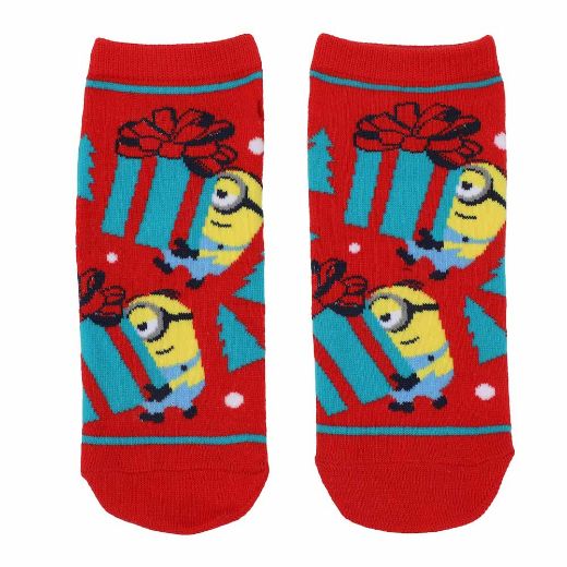 Picture of Minions Holiday 5 Pair Ankle Socks